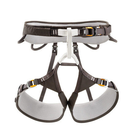 Petzl Aquila Climbing Harness-Gray-Small