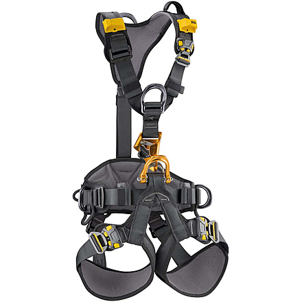 Petzl Astro Bod Fast International Harness, Black/Yellow, 0, C083BA00