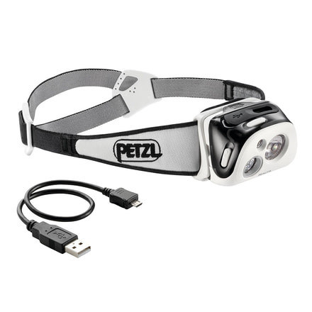 Petzl Compact Rechargeable 220 Lumens Headlamp, Black E92 HNE