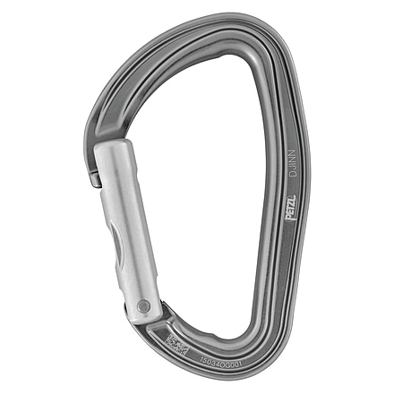 Petzl Djinn Straight Carabiner, Gray, M060LA00