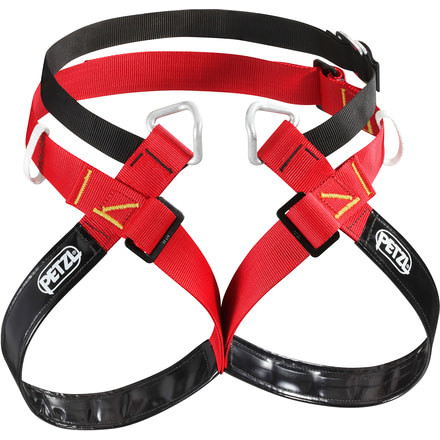 Petzl Fractio Harness-Red/Black-Size 1