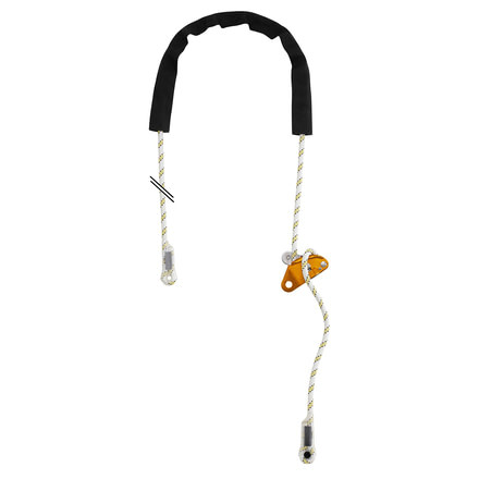 Petzl Grillon Lanyard, White/Yellow, 4 m, L052AA02