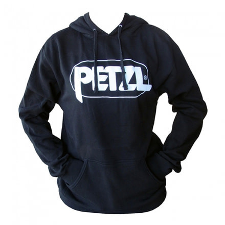 Petzl Hoodie w/Logo - Men's, Black, Small, Z10ADA S