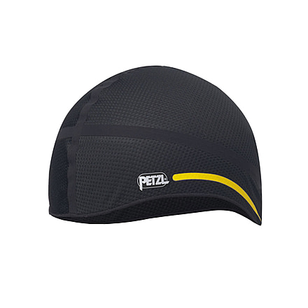 Petzl Liner Cap, Black/Yellow, Medium/Large, A016AA00