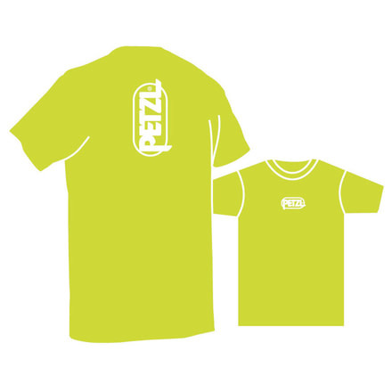 Petzl Men's ADAM Cotton Logo T-Shirt,Yellow,Large Z43 LY