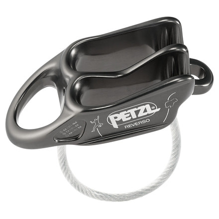 Petzl Reverso Belay Device, Gray, D017AA00
