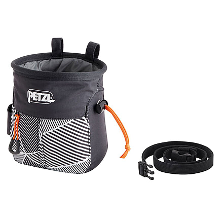 Petzl Sakapoche Chalk Bag, Black Dazzle, S040AB02