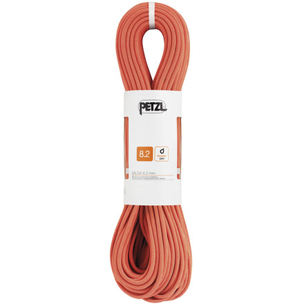 Petzl Salsa 8.2 mm Half Rope-Coral-50 m