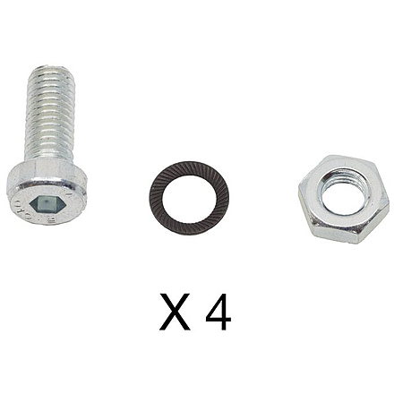 Petzl Screws for Ice Axe Picks, Pack of 4, Grey, U041AA00