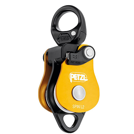 Petzl Spin L2 Pulley, Yellow, P001CA00