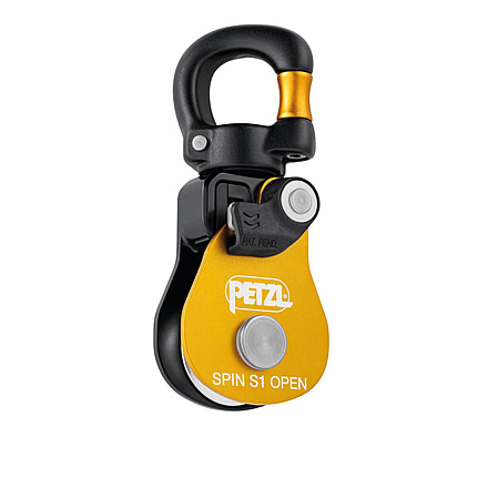 Petzl Spin S1 Open Pulley, Yellow, P002BA00