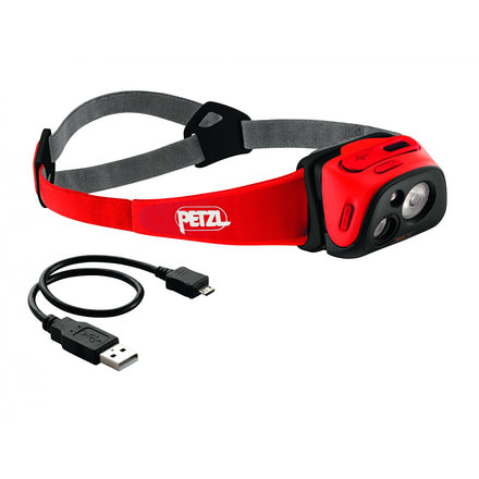Petzl Tikka R+ Headlamp Recharg Coral E92 RC
