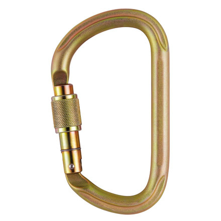 Petzl Vulcan Screw-Lock Connector, Gold, M073AA00