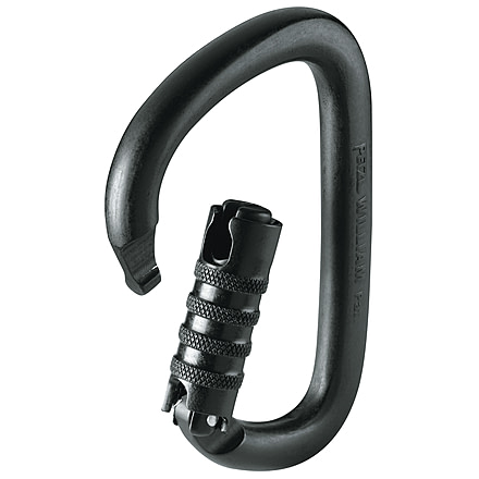 Petzl William Tri-Act CarabinerBlack M36 TLN