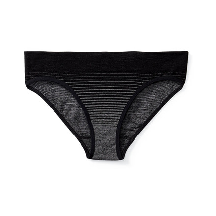 Smartwool PhD Seamless Bikini Womens, Black, XS, SW016026001-XS