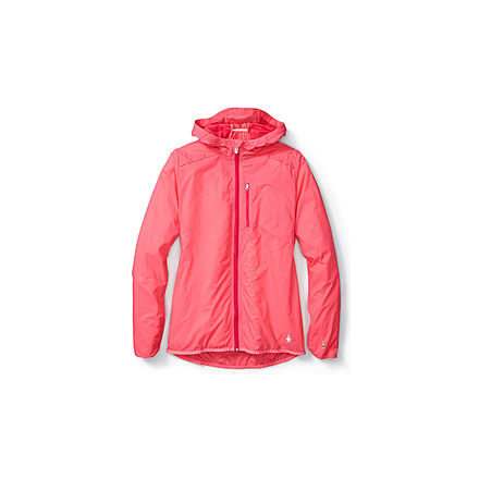 Smartwool PhD Ultra Light Sport Jacket Womens, Bright Coral, L, SW016031494-L