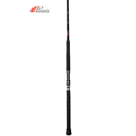 Phenix Abyss HD Spinning Rod 12-30#, Moderate, 1 Pieces, Black, 72, AHD-S727-BLK