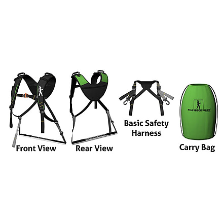 Piggyback Rider Basic Child Carrier Set-Green