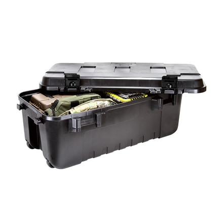 Plano Sportsman 108 Quart 37.75inx14inx18.25in Storage Trunk, Black, P000043