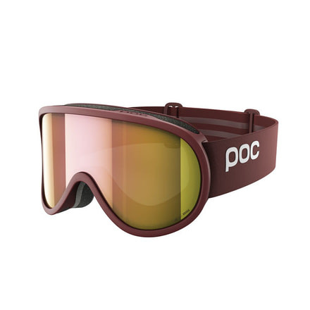 POC Retina Clarity Snow Goggles, Lactose Red/Spektris Rose Gold, 40515RDG