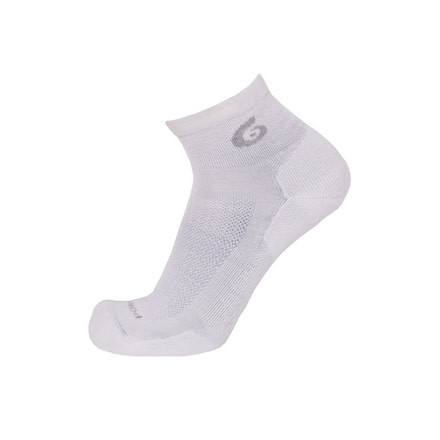 Point 6 Active Extra Light Mini Crew Men's Socks, White, Large 2153-110-07