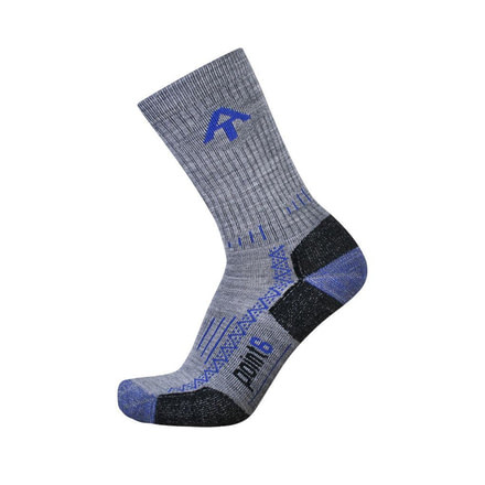 Point 6 AT Hiking Tech Light Crew Men's Socks, Stone, Medium 1552-010-06