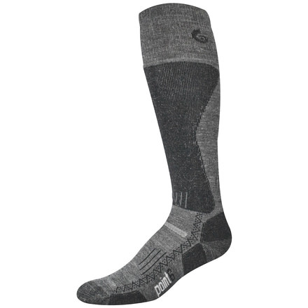 Point 6 Boot Light Over The Calf Sock - Mens-Gray-Medium