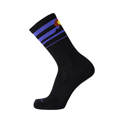 Point 6 Colorado Ultra Light Crew  Men's Socks, Black, Small 1238-204-05