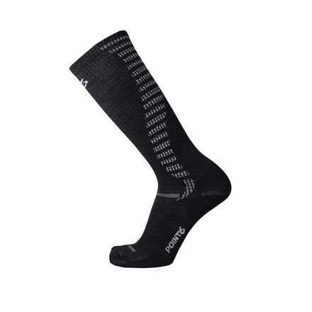 Point 6 Compression Surge Ultra Light OTC Mens Socks, Black, Medium, 5004-204-06