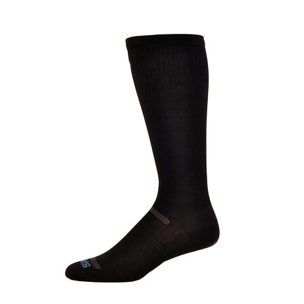 Point 6 Compression Ultra Light OTC Sock - Men's-Black-Medium