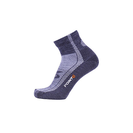 Point 6 Duster Ultra Light Mini Gray  Men's Socks, Gray, Medium 1145-200-06