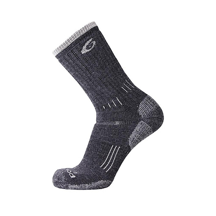 Point 6 Hike Trekking Heavy Crew Men's Socks, Gray, Large 2534-200-07