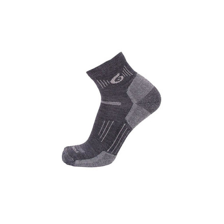 Point 6 Hiking Essential Medium Mini Crew Men's Socks, Gray, Medium 2532-200-06