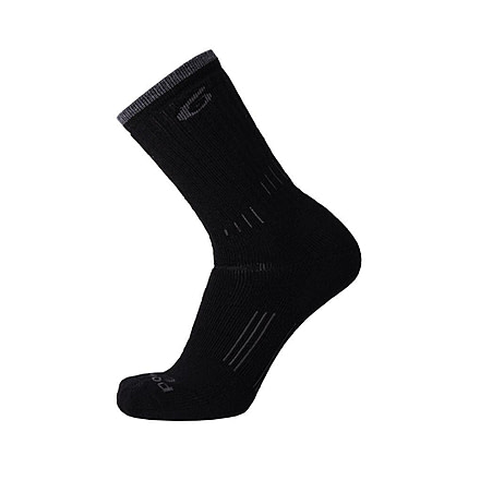 Point 6 Hiking Tech Ultra Light Crew Men's Socks, Black, Small 2536-204-05