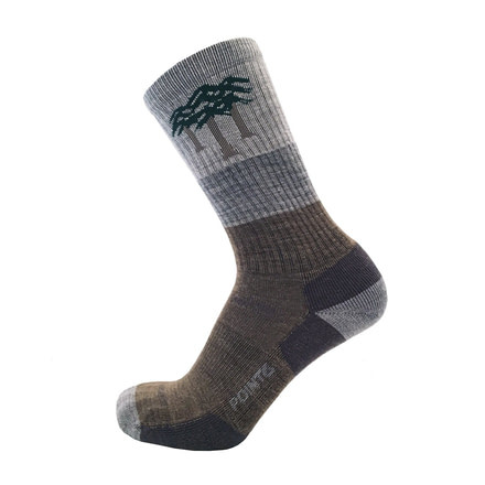 Point 6 NFF Hiking Blast Light Crew Men's Socks, Earth, Medium 2007-320-06