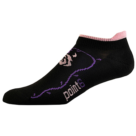 Point 6 Rose Extra Light Micro Sock - Womens-Natural/Navy-Large