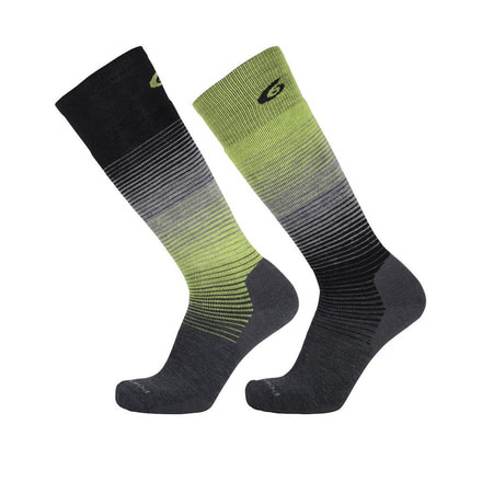 Point 6 Snowboard Rise Medium OTC  Men's Socks, Black, Large 2614-270-07