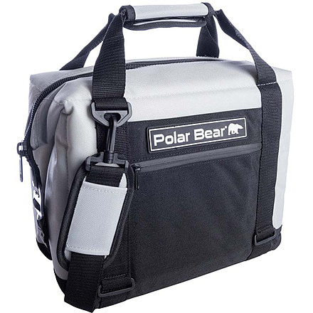 Polar Bear Coolers 12 Pack Original Nylon Soft Cooler, 14x7x12 inch, Red, One Size, PB123