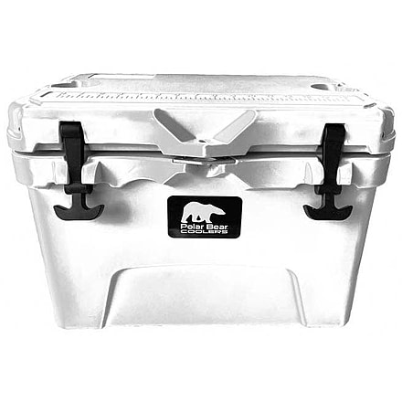 Polar Bear Coolers Polar Bear 20 Hard Cooler, 21.1x13.3x14.3 inch, White, One Size, PB2000