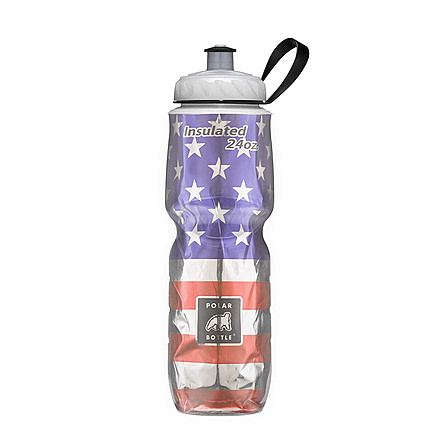 Polar Bottle Insulated Water Bottle, 24oz, Stars &amp; Stripes, POL-IB24GRSANDS