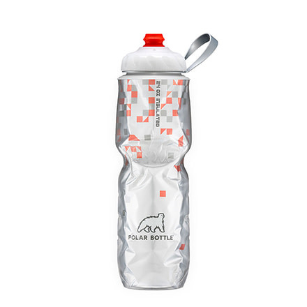 Polar Bottle Insulated Water Bottle, 24oz, ZipStream Orange, POL-IB24BAO