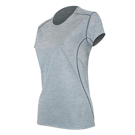 Polarmax MICRO H1 WOMENS CREW SS GRAY/S, 1H36SPKS