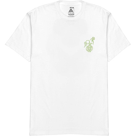 Poler CF X Flower Time T-Shirt, 2XL, White, 212CLU2007-White-XXL