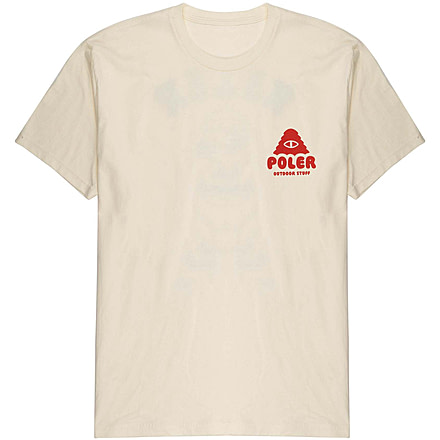 Poler Cloudy T-Shirt, 2XL, Natural, 214APM2003-Natural-XXL