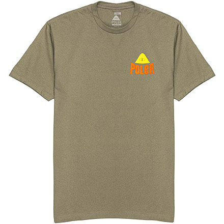 Poler Fruit Sticker T-Shirt, Small, Military Green, 221APM2003-MILITARY GREEN-S