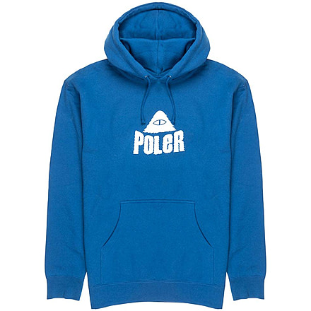 Poler Fuzzy Stuff Hoodie, Large, Royal, 221APM2602-Royal-L