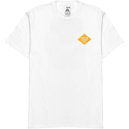 Poler Happy Camper T-Shirt, Small, White, 212APM2006-White-S
