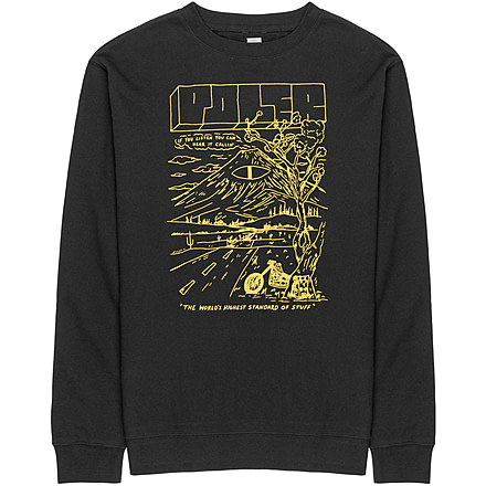 Poler Hear It Callin' Crew, Small, Black, 212APM2503-Black-S