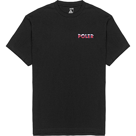 Poler Pop T-Shirt, Large, Black, 223APM2003-Black-L