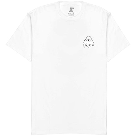 Poler Scribble T-Shirt, Small, White, 223APM2002-White-S